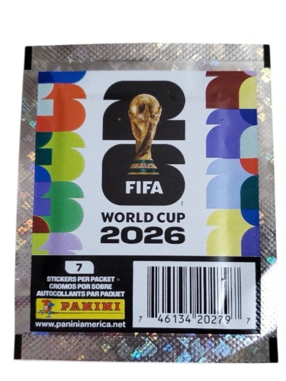 Panini World Cup 2026 Official Sticker 1 Pack 7 Stickers